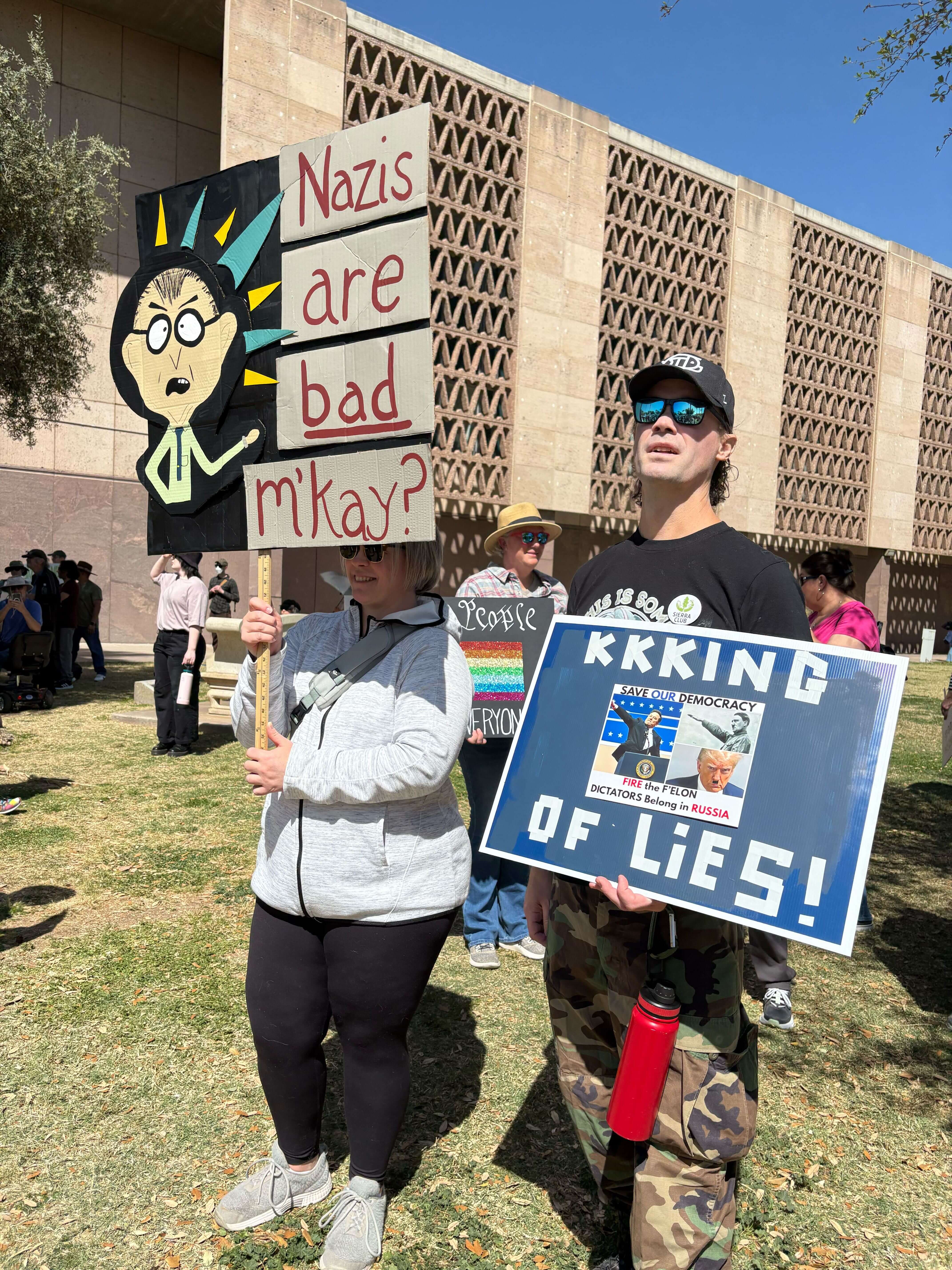 GATHER members protesting in Phoenix